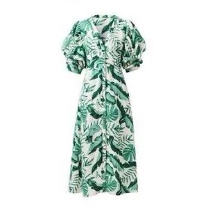 Johanna Ortiz x H&M linen blend dress. size S